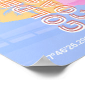 Poster Californie, Art de voyage, Prépa (Coin)