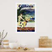 Poster Californie cet été (Cuisine)