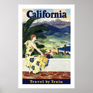Poster Californie cet été