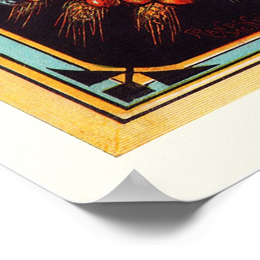 Poster Californie - Cornucopia du monde (Coin)