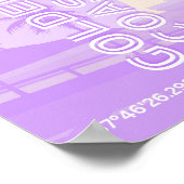 Poster Californie, Côte Dorée, Art de Voyage, Prépa (Coin)