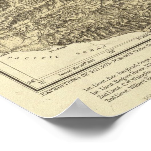 Poster Californie du Sud (Coin)