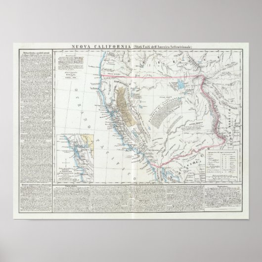 Poster Californie États-Unis (Devant)