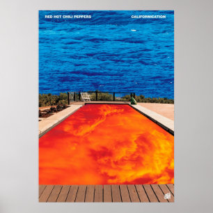 Poster CALIFORNIE Housse d'album étendue de taille A3