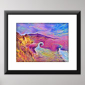 Poster Californie Imaginaire Seashore (Devant)