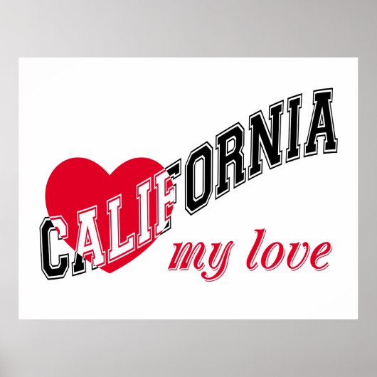 Poster Californie, mon amour (Devant)