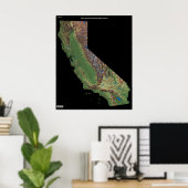 Poster Californie NED (Bureau à domicile)