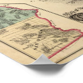 Poster Californie, Nevada 2 (Coin)