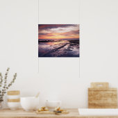 Poster Californie, San Diego, Falaises de coucher de sole (Cuisine)