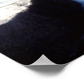 Poster Californie, Sierra Nevada Mountains, Une cascade (Coin)