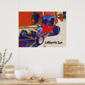 Poster Californie Sun (Cuisine)