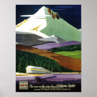Poster Californie Zephyr