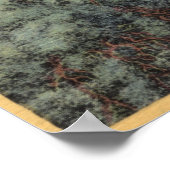 Poster CalifornieVue des arbres fumés dans le désert (Coin)