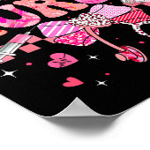 Poster Câlins de la Saint-Valentin infirmière préférée Cœ (Coin)