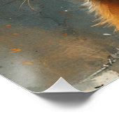 Poster Câlins de velours : Un peu de lapin capricieux (Coin)