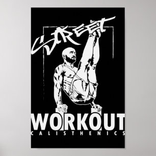 Poster Calisthenics "Street Workout" Muskeltraining