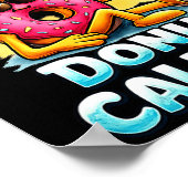 Poster Call Me Antisocial Donut Pun Funny Introvert Quote (Coin)