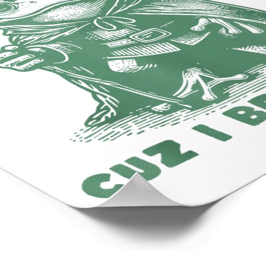 Poster Call Me Magic Cuz I Be Gathering, Funny Wizard Fro (Coin)