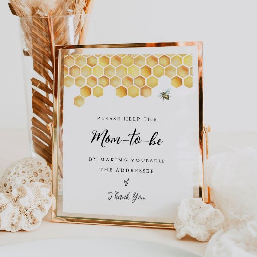 Poster CALLA Bee Adresse le panneau Enveloppe