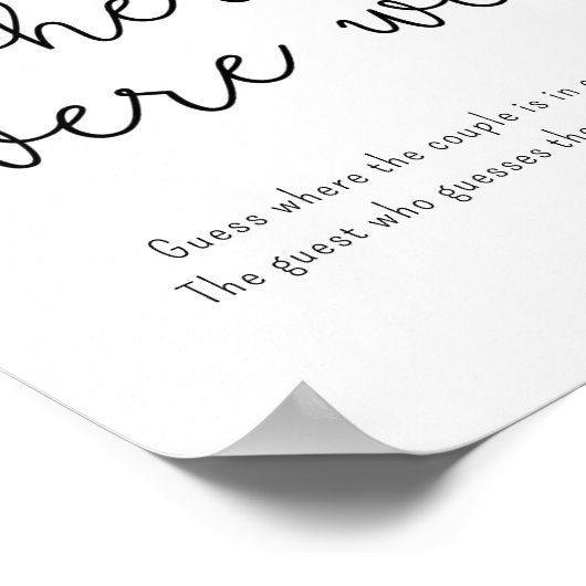 Poster Calla et eucalyptus - Où étions-nous ? (Coin)