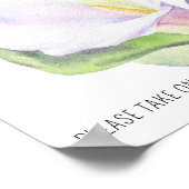 Poster Calla - Faveurs, s'il vous plaît prendre une affic (Coin)