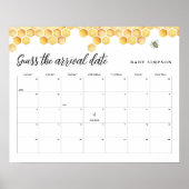 Poster CALLA Honey Bee Devinez La Date D'Arrivée Jeu 16x2 (Devant)