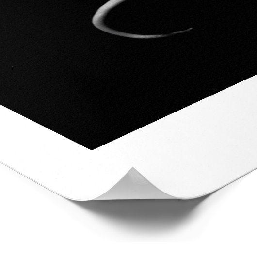 Poster Calla Lilies en B&W (Coin)
