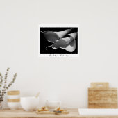 Poster Calla Lilies en B&W (Cuisine)