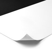 Poster Calla Lilly noir et blanc (Coin)