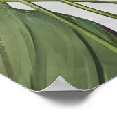 Poster Calla Lily Blanc et Violet Mariage de Bienvenue (Coin)