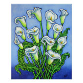 Poster Calla Lily Dreaming Imprimer par Lisa Lorenz (Devant)