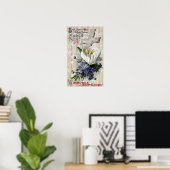 Poster Calla Lily et Pâques Vintages (Bureau à domicile)