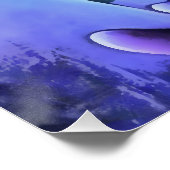 Poster Calla Lily Purple Sensation Art Abstrait (Coin)