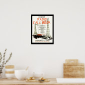 Poster Callbook de la radio citoyenne (Cuisine)