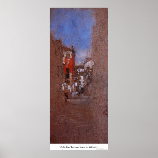 Poster Calle San Trovaso, Venic par Whistler