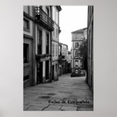 Poster Calles de Compostelle (Devant)