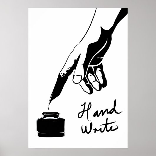 Poster Calligraphie (Devant)