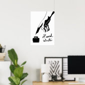 Poster Calligraphie (Bureau à domicile)