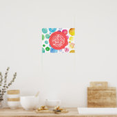 Poster Calligraphie arabe chambre d'enfant Kalima (Cuisine)