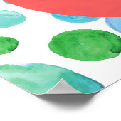 Poster Calligraphie arabe chambre d'enfant Rabbi Zidni Il (Coin)