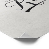 Poster Calligraphie classique "Be Kind" - Élégance simple (Coin)