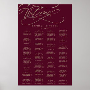 Poster Calligraphie de Bourgogne romantique