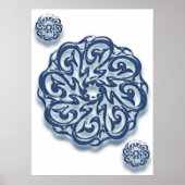 Poster Calligraphie de Mohammed (pbuh)... (Devant)