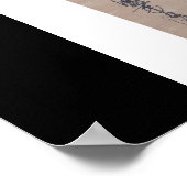 Poster Calligraphie écrite par Miyamoto Musashi, c. Année (Coin)