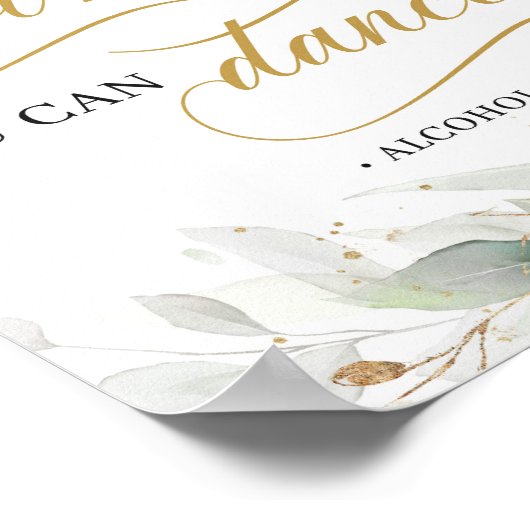 Poster Calligraphie eucalyptus croyez-moi vous pouvez dan (Coin)