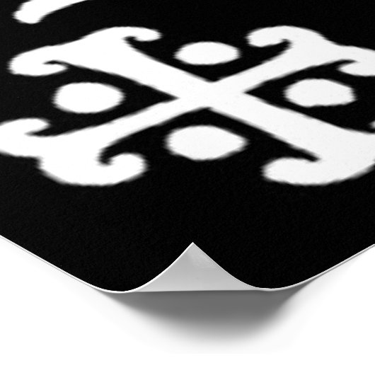 Poster Calligraphie gothique anglaise XVe siècle (Coin)