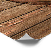 Poster Calligraphie islamique arabe, effet bois (Coin)