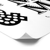 Poster Calligraphie moderne Laissez vos désirs imprimer (Coin)