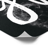 Poster Calligraphie moderne Minimale pleine photo Graduat (Coin)