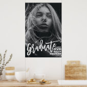Poster Calligraphie moderne Minimale pleine photo Graduat (Cuisine)